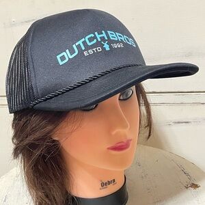 Dutch Bros Navy and Black Mesh Cap